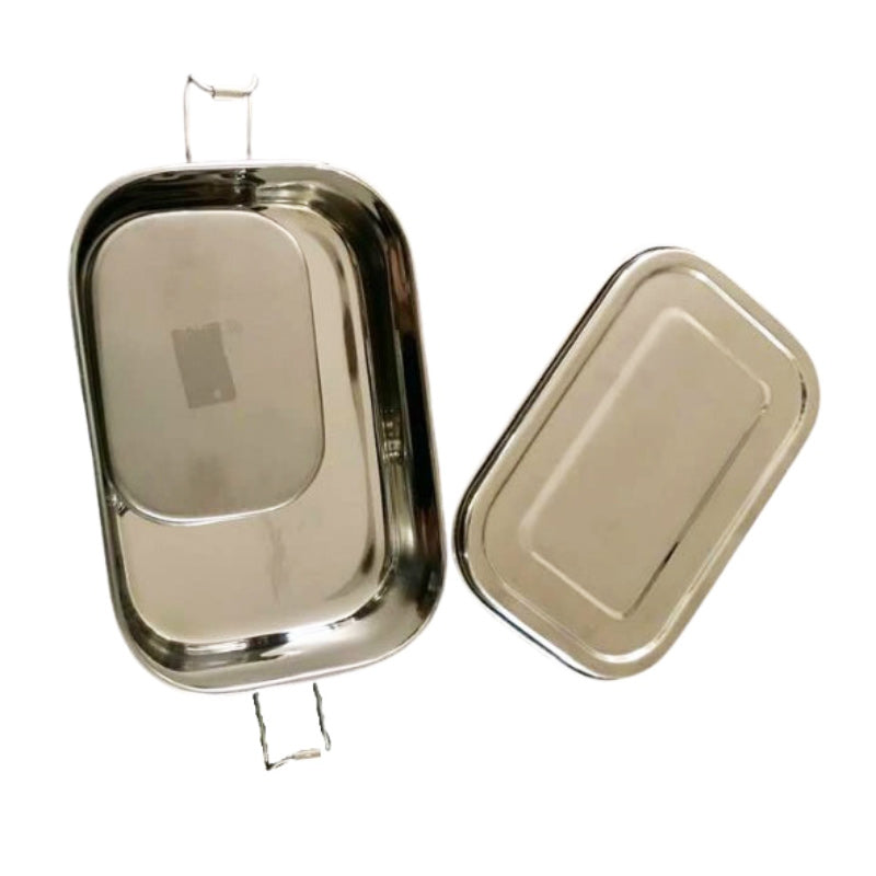 Stainless Steel Lunchbox - Rectangle Large