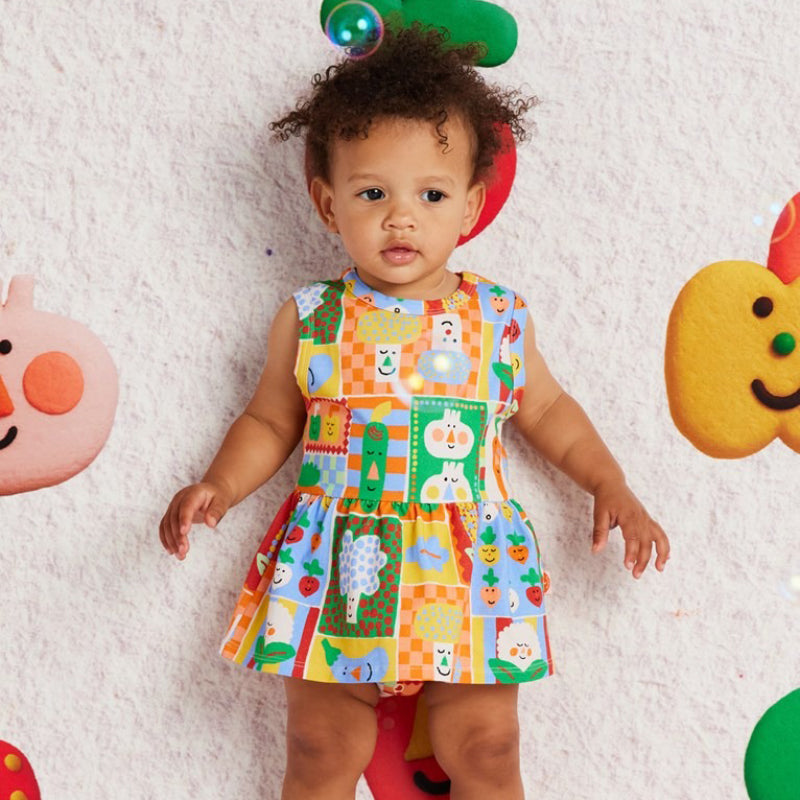 Halcyon Nights Singlet Dress - Pocket Patch