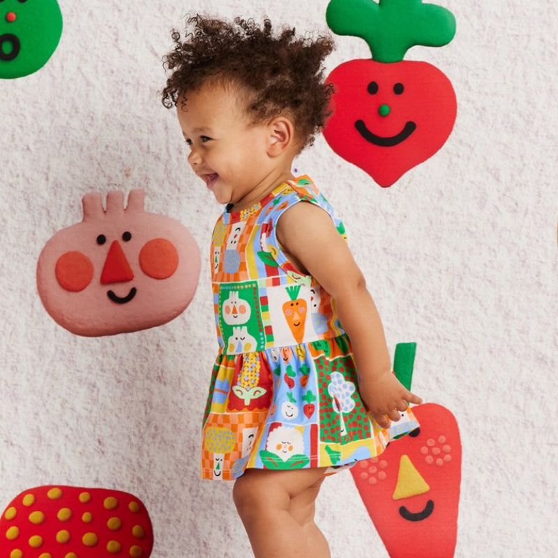 Halcyon Nights Singlet Dress - Pocket Patch