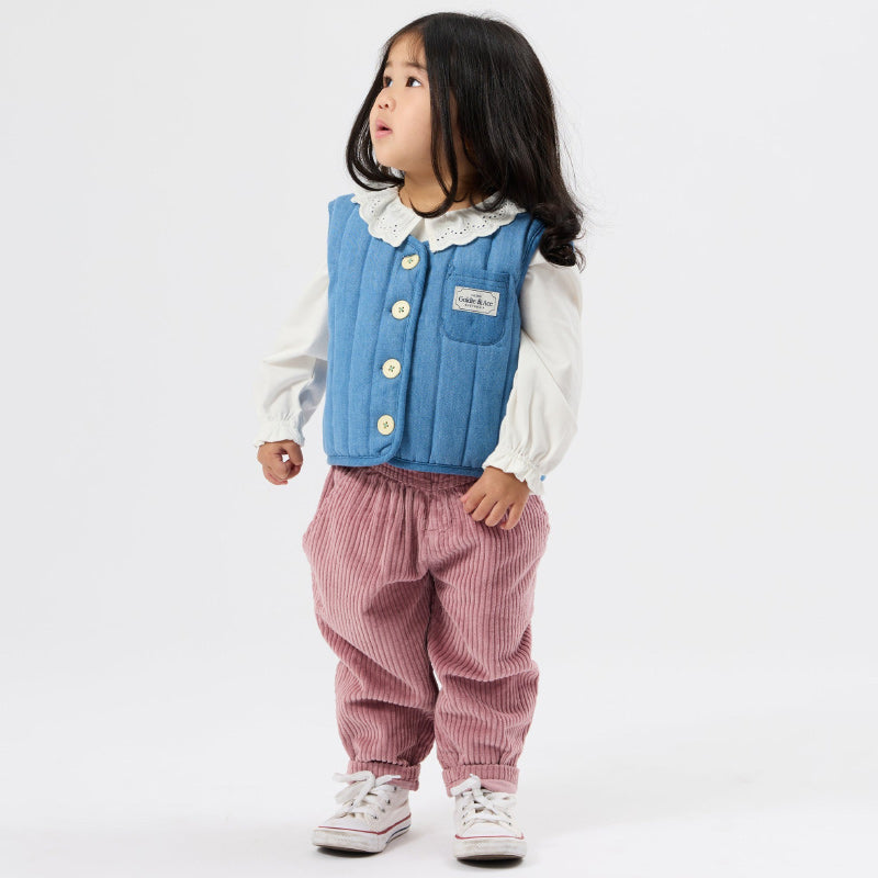 Goldie + Ace Nora Corduroy Pant - Dusty Pink