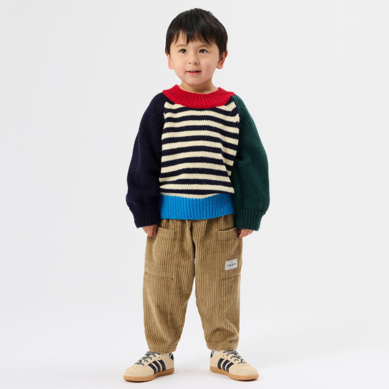 Goldie + Ace Kit Corduroy Pocket Pants - Khaki