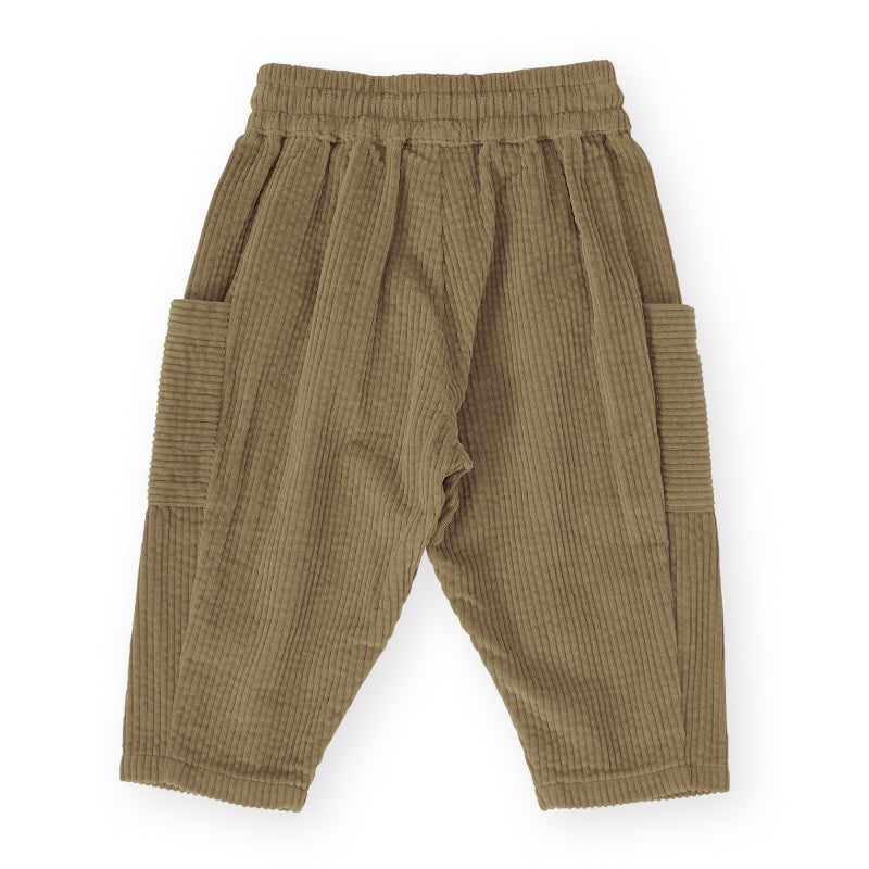 Goldie + Ace Kit Corduroy Pocket Pants - Khaki