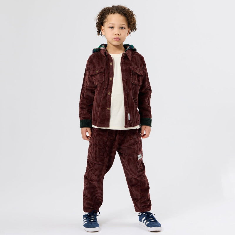 Goldie + Ace Kit Corduroy Pocket Pants - Brown