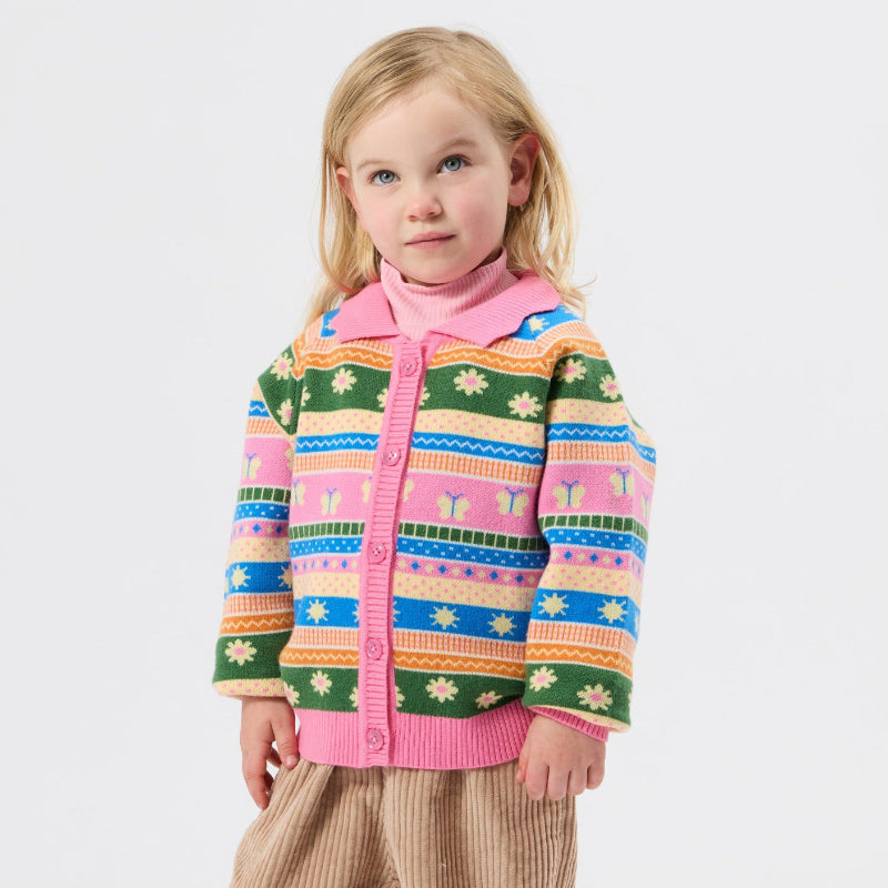 Goldie + Ace Flutter By Knit Cardigan