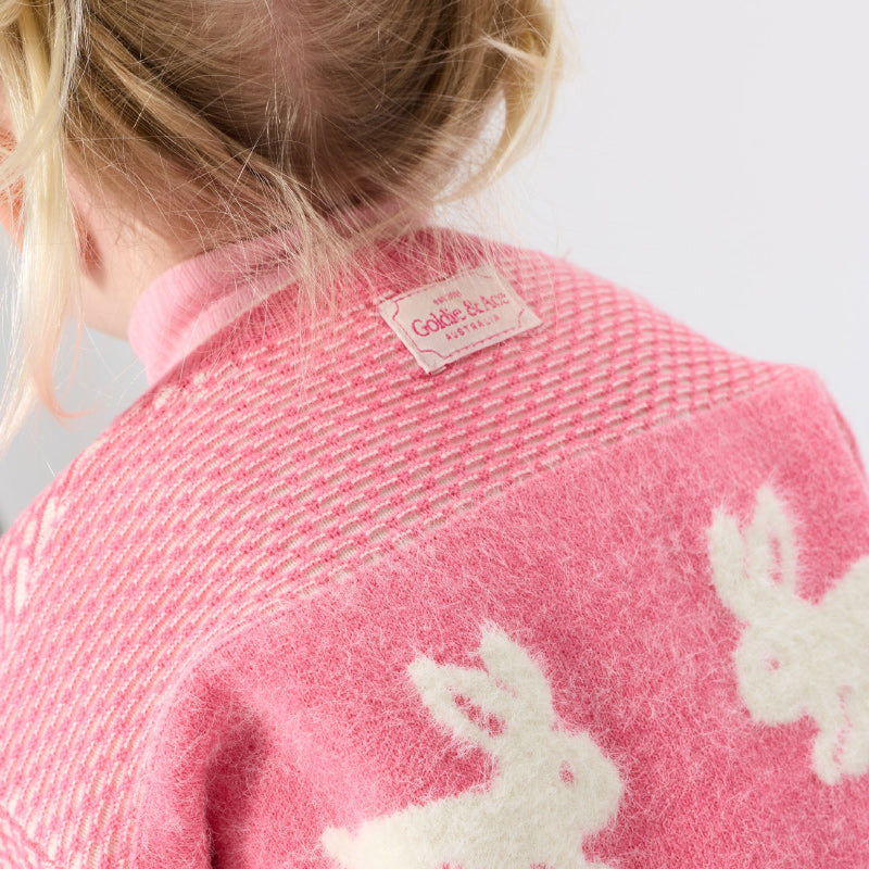 Goldie + Ace Knit Cardigan - Bunny