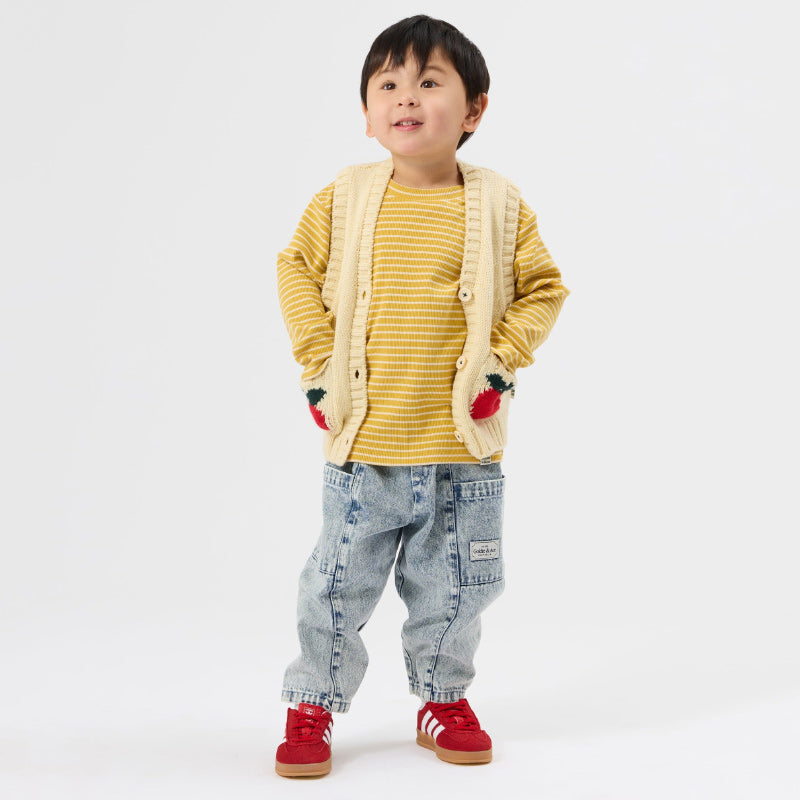 Goldie + Ace Knit Vest - Apple Pocket