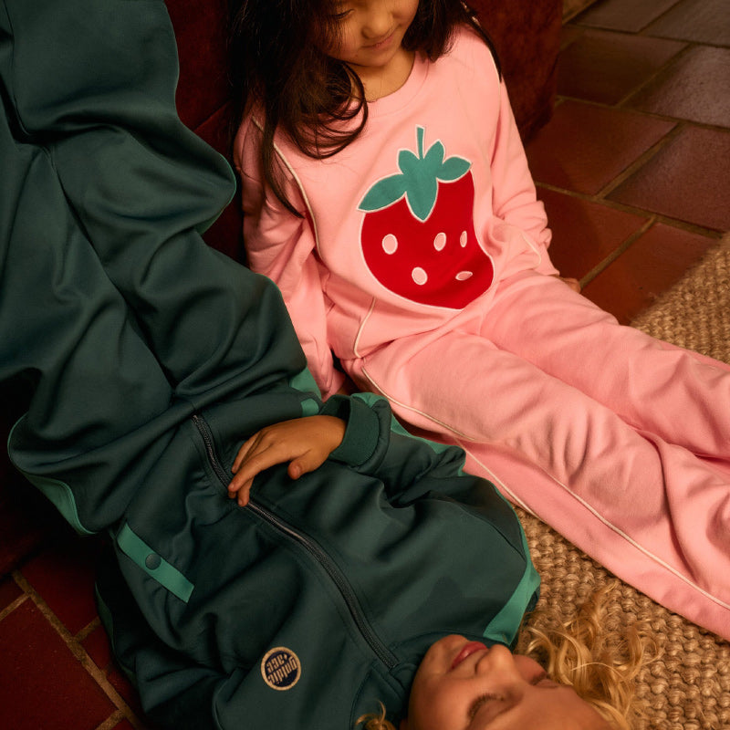 Goldie + Ace Wide Leg Piped Sweatpants