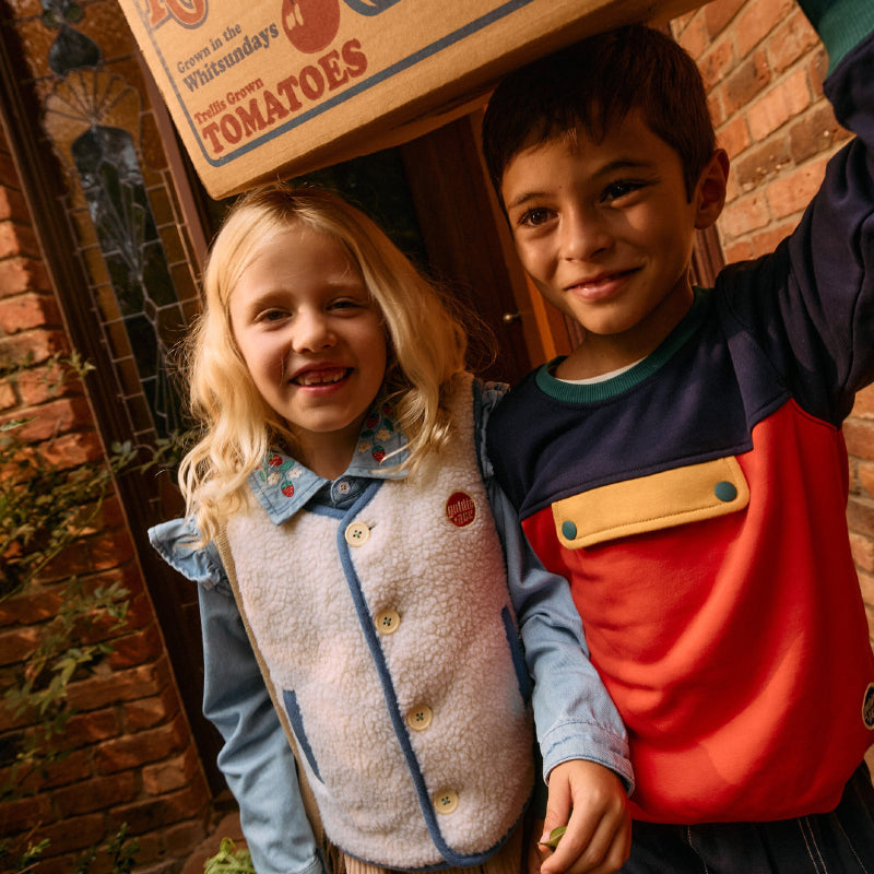 Goldie + Ace Chambray Shirt - Wild Strawberry