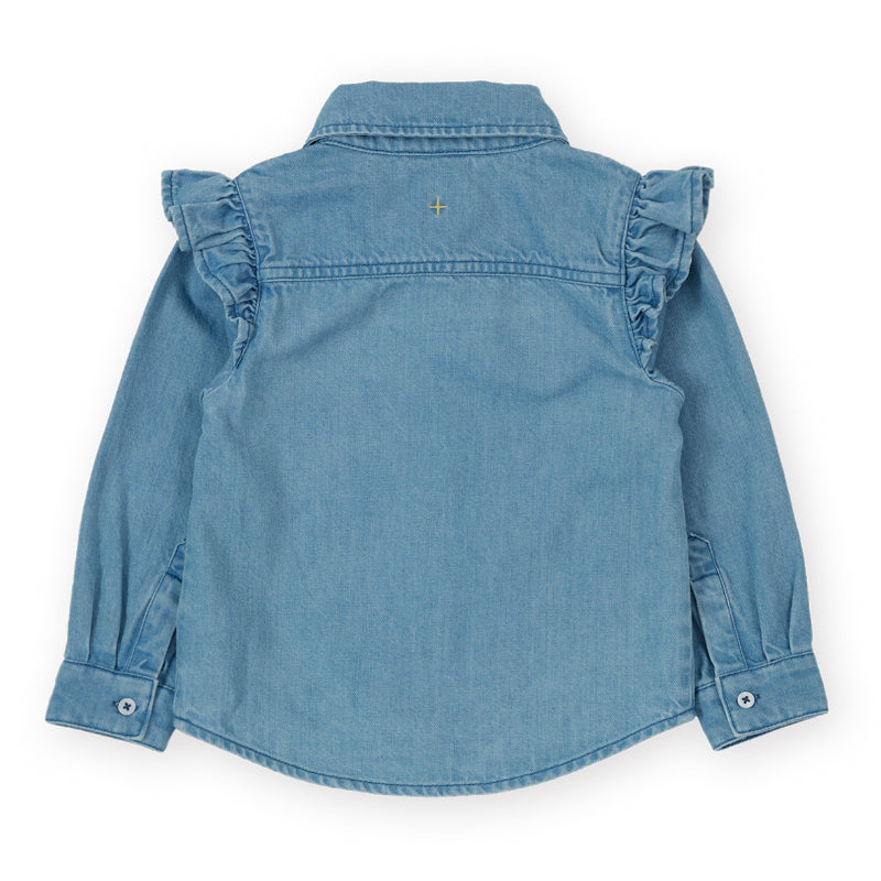 Goldie + Ace Chambray Shirt - Wild Strawberry