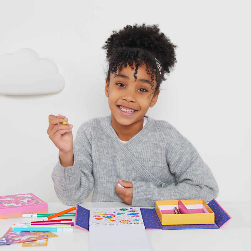 Tiger Tribe Shimmer Colouring Set - Sea Life