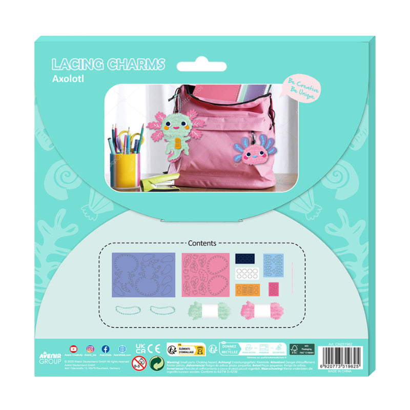 Avenir Everyday Craft Lacing Charms - Axolotl