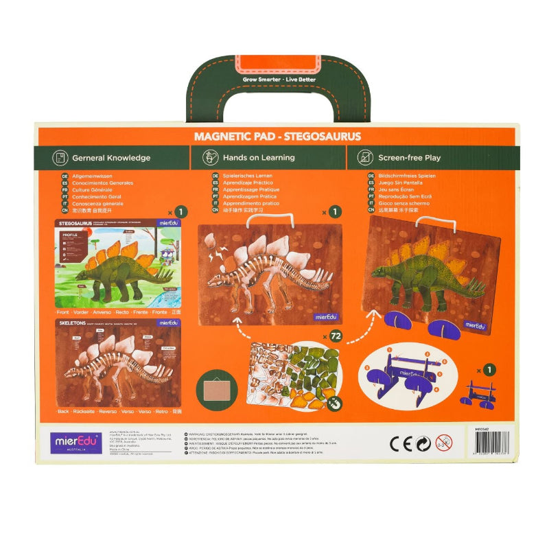 mierEdu Magnetic Pad - Stegosaurus