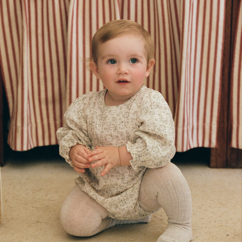 Nature Baby Willow Bodysuit Muslin - Bloomsbury