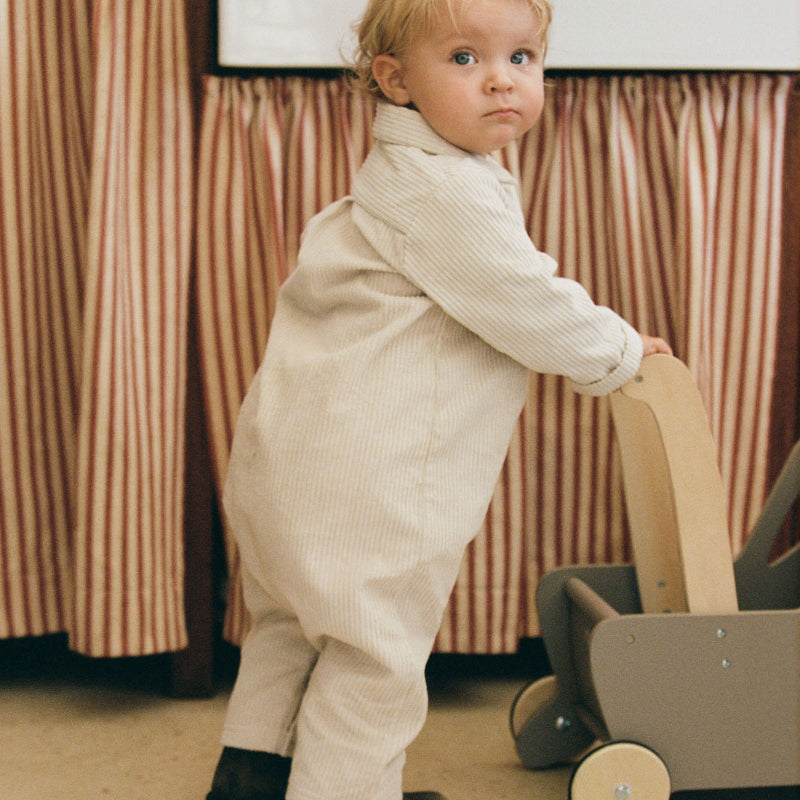 Nature Baby Walter Romper Cord - Ecru