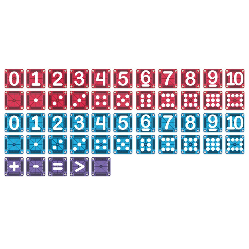 Magna Tiles MicroMAGS - Learn Numbers