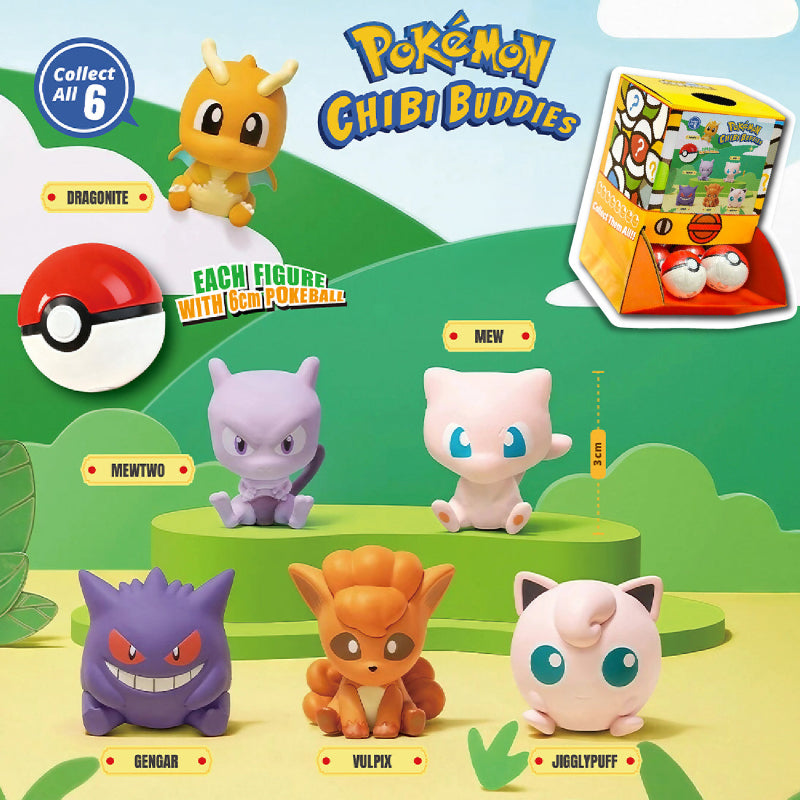 Pokemon Capsule Chibi Buddies