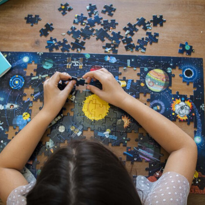 Djeco 200PC Observation Puzzle & Booklet - Space
