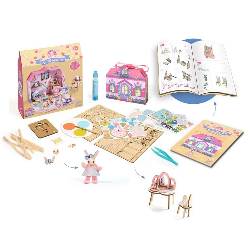 Djeco Mi House Model-making Minature Home Kit - Rosie