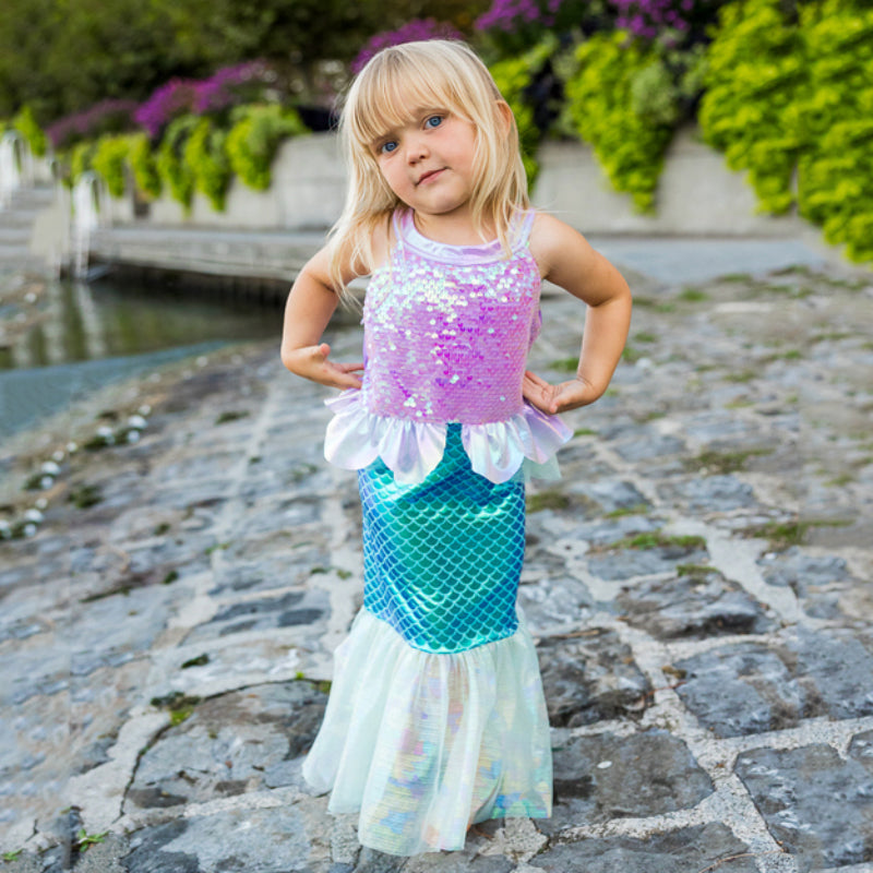 Misty Mermaid Dress - Pink