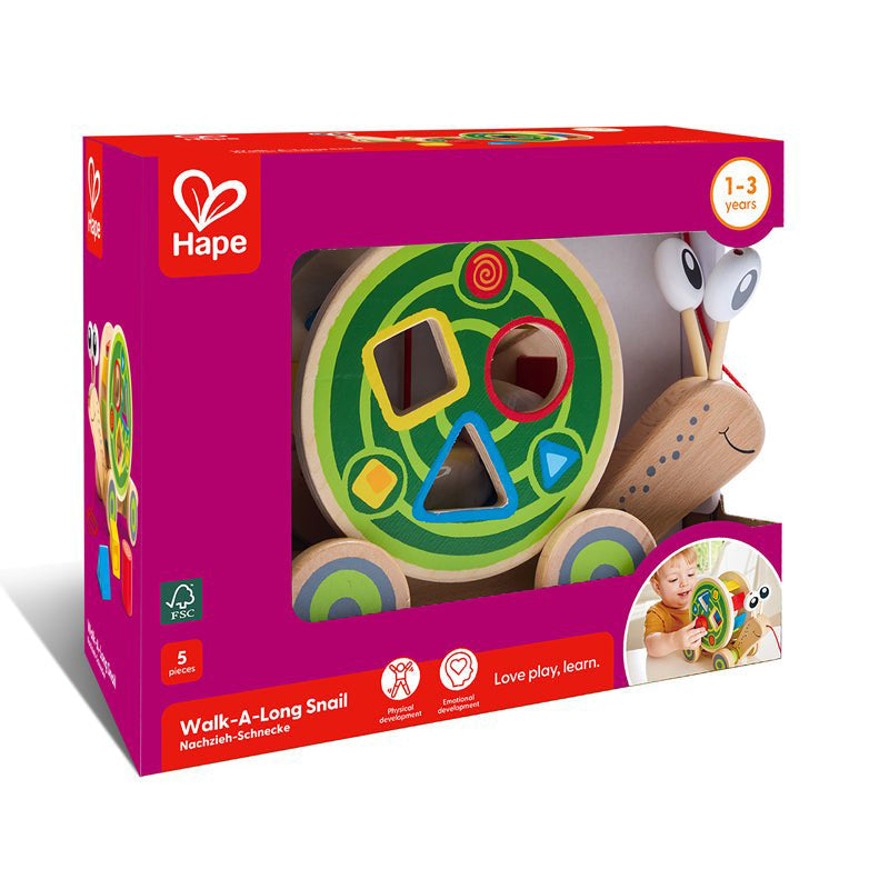 Hape Walk-A-Long Snail
