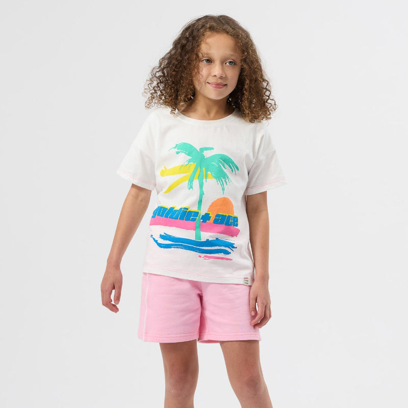 Goldie + Ace T-Shirt - Palm Sunset