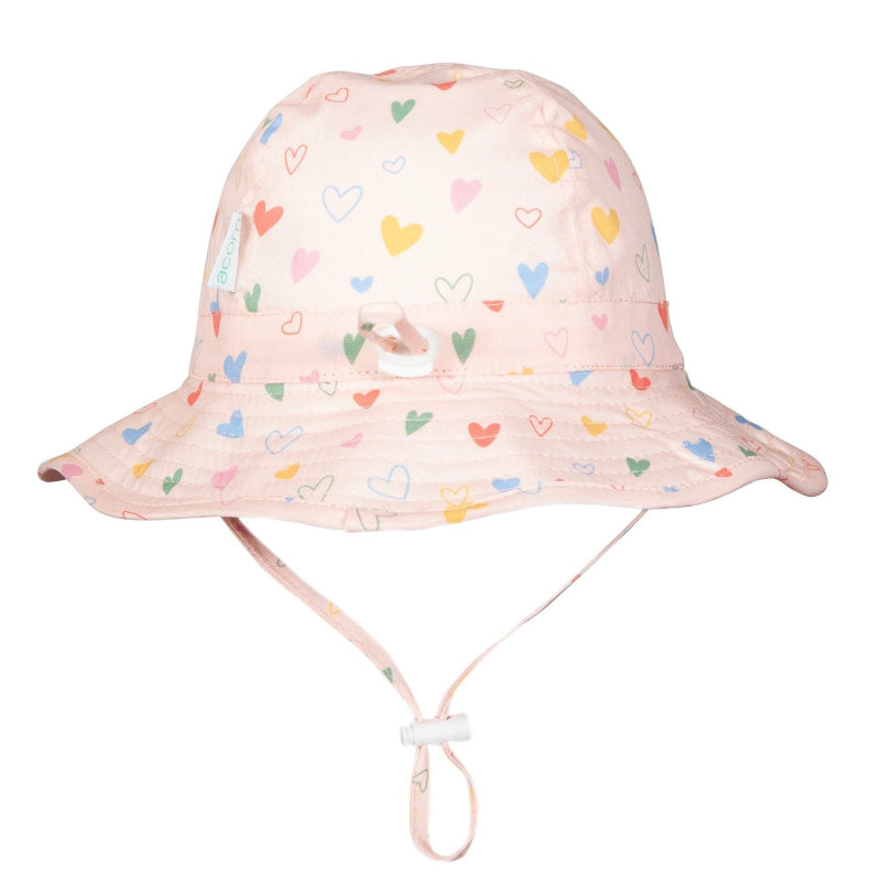 Acorn Infant Hat - Floating Hearts
