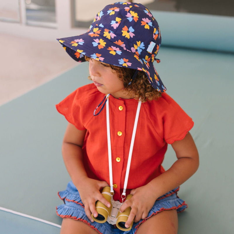Acorn Sunhat - Navy Bloom