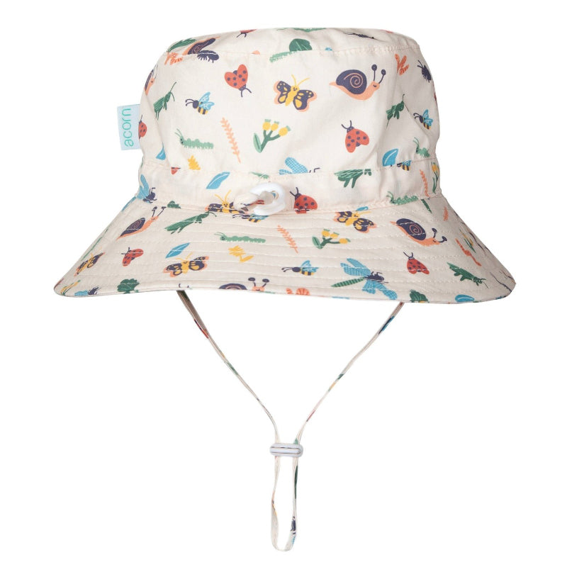 Acorn Wide Brim Hat - Garden Friends