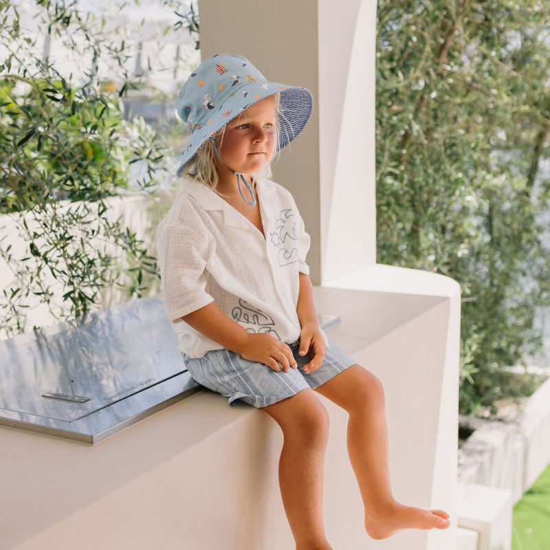 Acorn Bucket Hat - Seagulls