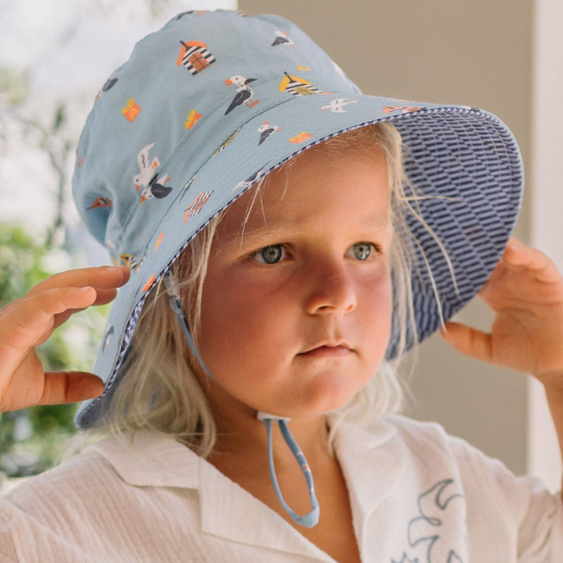 Acorn Bucket Hat - Seagulls