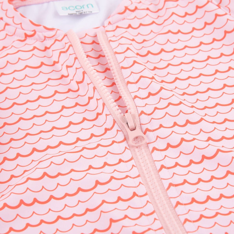 Acorn Swimming Suit - Pink Ripples