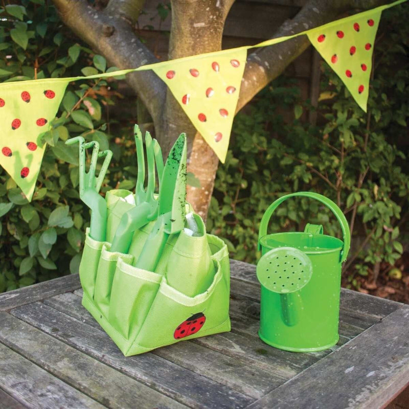 Bigjigs Toys Small Tote Bag with Garden Toys