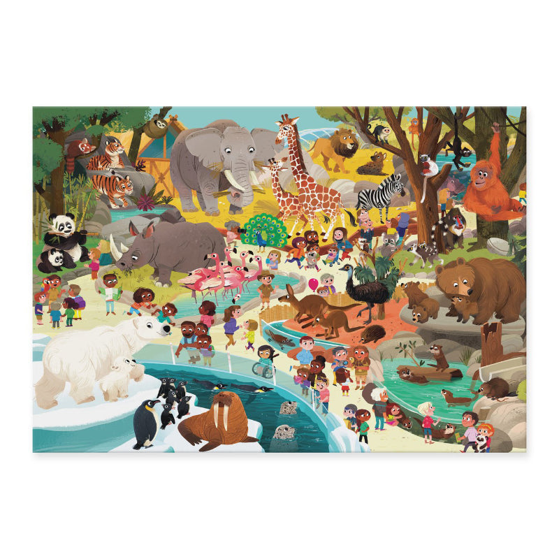 Day at the Museum Zoo Puzzle 60PC