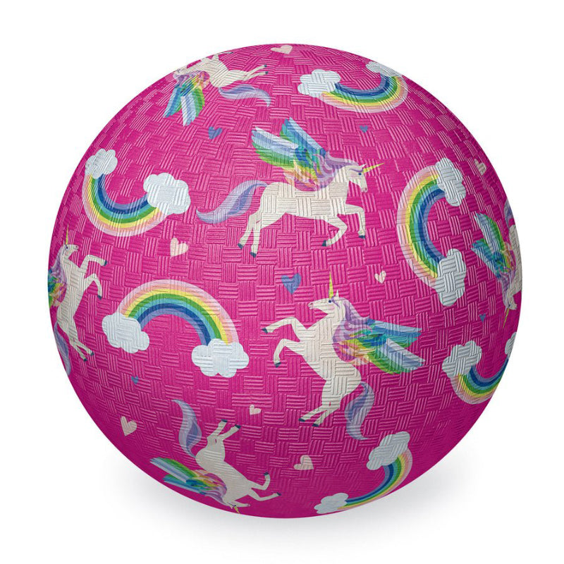 5 Inch Playground Ball - Unicorn Rainbow