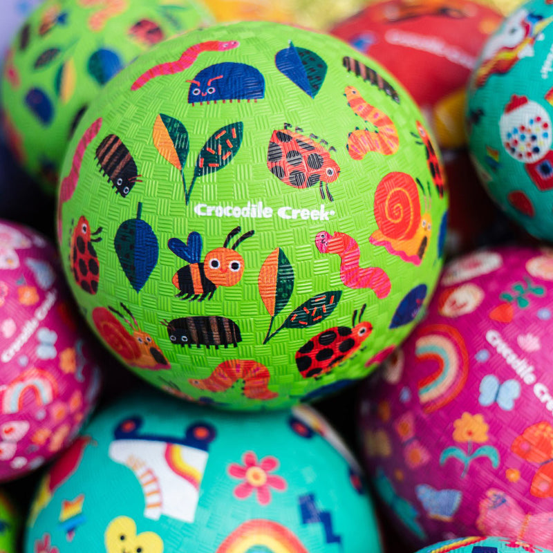 5 Inch Playground Ball - Garden Friends (Green)