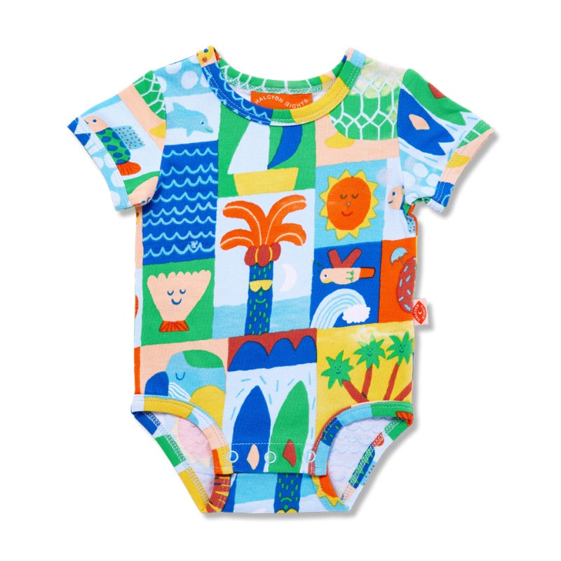 Halcyon Nights SS Bodysuit - Hello Sunshine