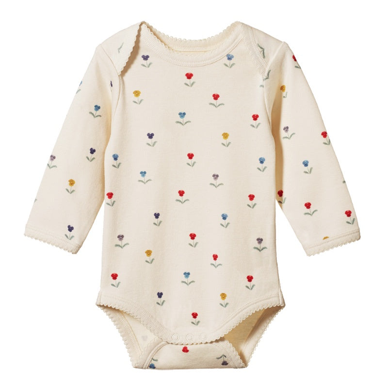 Nature Baby Long Sleeve Bodysuit - Delphine