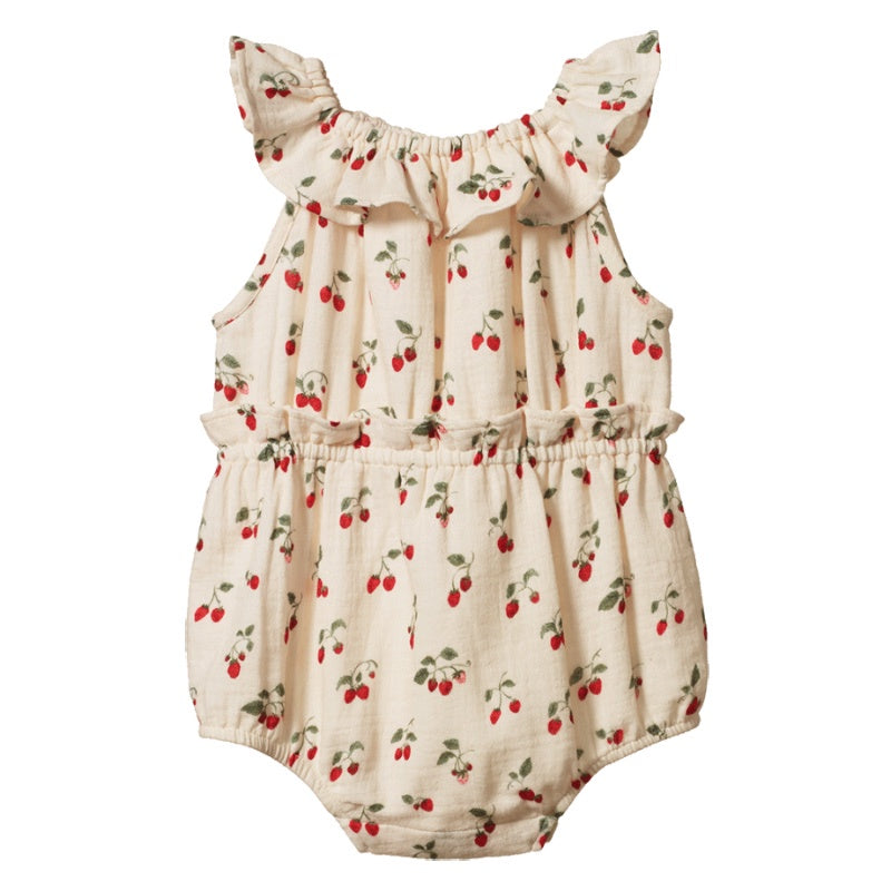 Nature Baby Plum Suit Muslin - Strawberry Blush