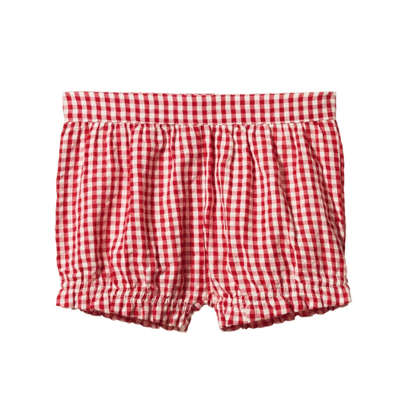Nature Baby Betty Shorts - Red Check