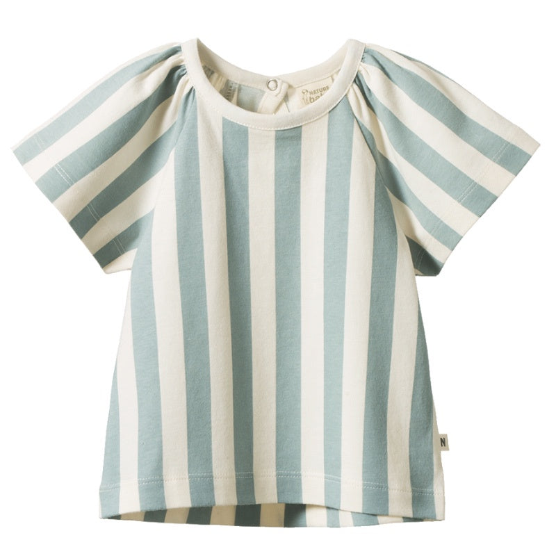 Nature Baby Faye Tee - Star Dew Stripe