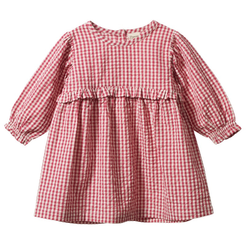 Nature Baby Nora Dress - Jam Check