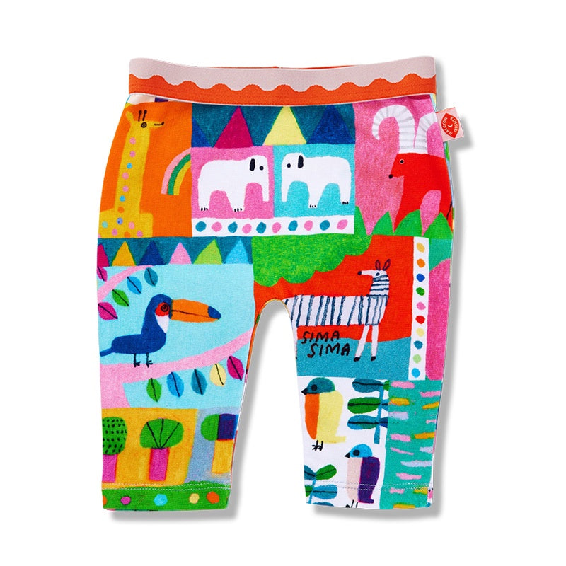 Halcyon Nights Baby Leggings - Safari Park