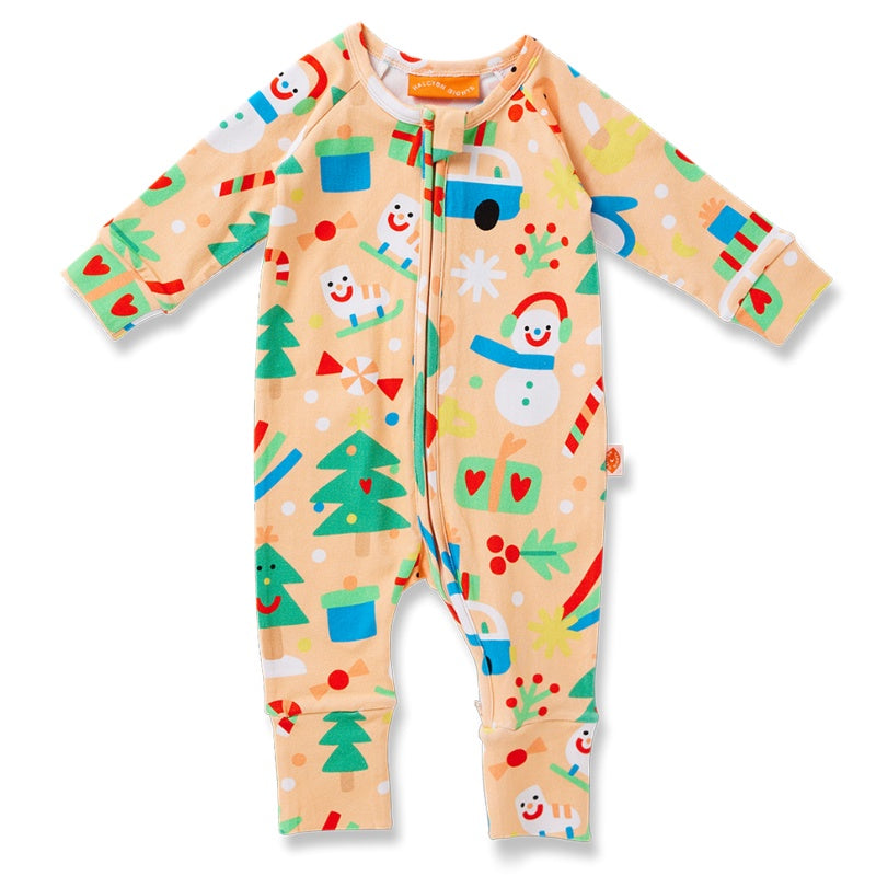 Halcyon Nights Long Sleeve Romper - Twinkle Town