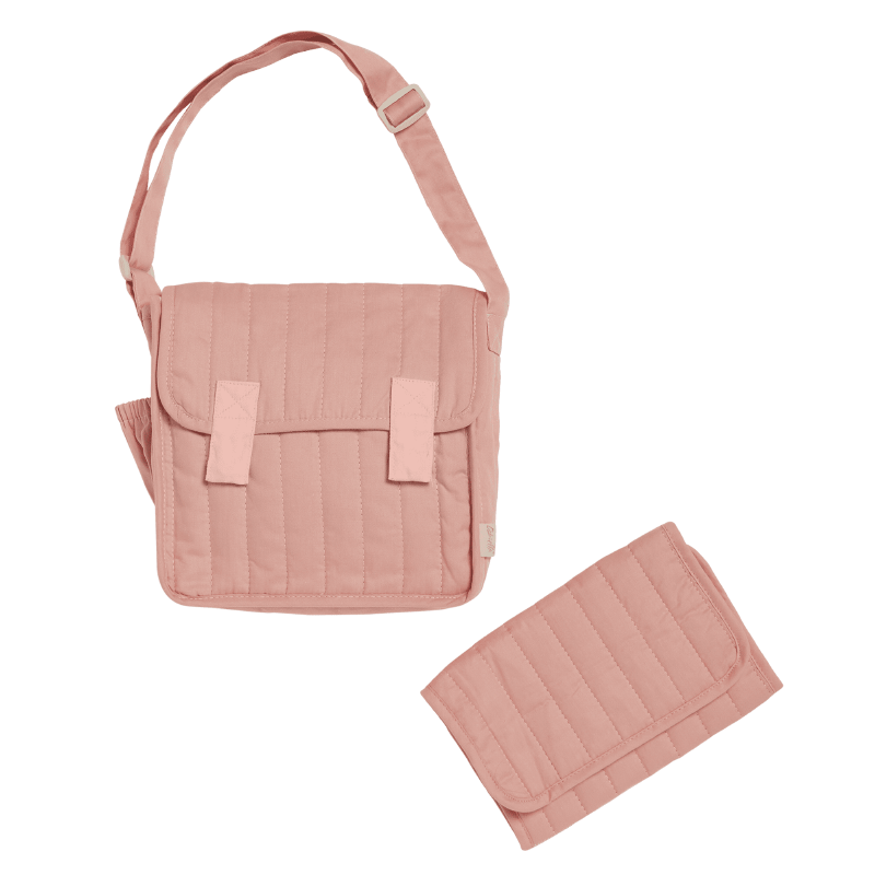 Olli Ella Carrie Convertible Changing Set - Rose