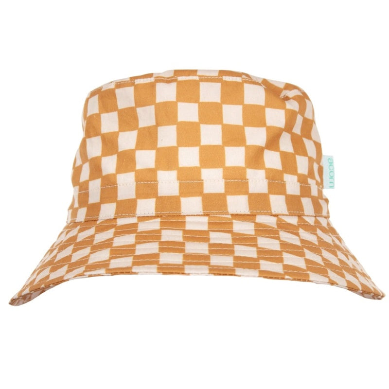 Acorn Wide Brim Hat - Checkmate