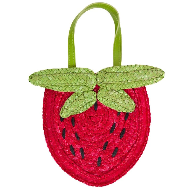Acorn Strawberry Straw Bag