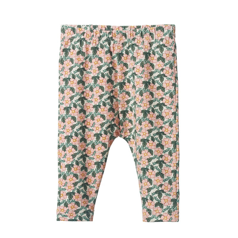 Nature Baby Leggings - Garland Print