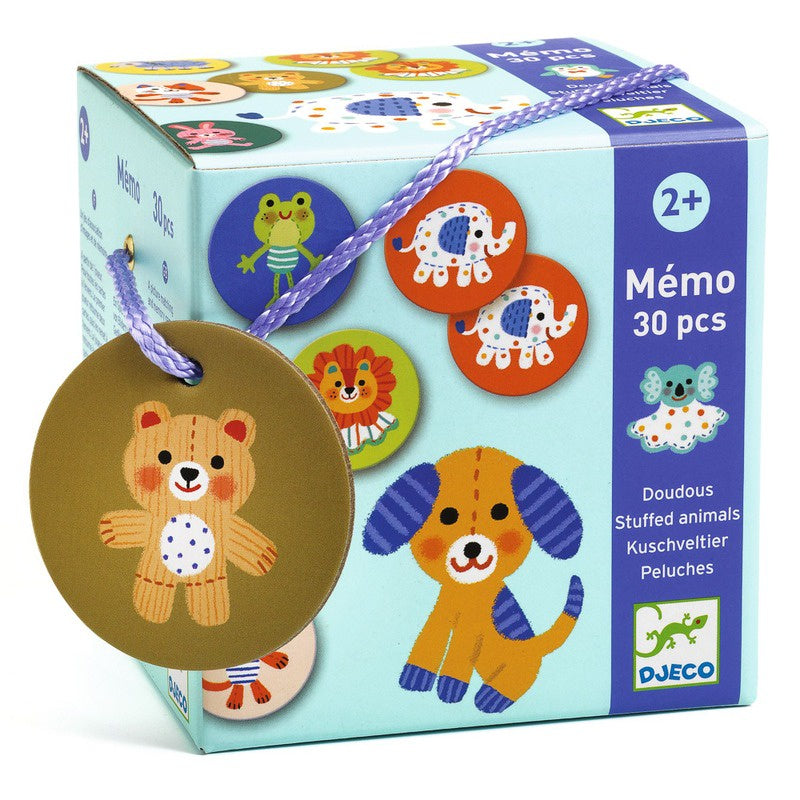 Djeco 30PC Stuffed Animal Memory Game