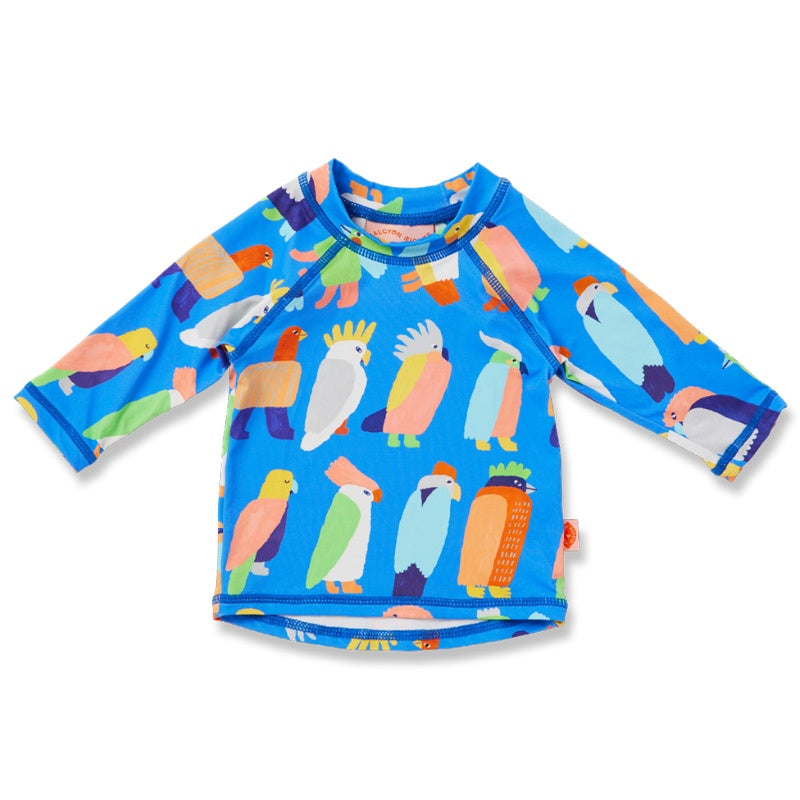 Halcyon Nights Long Sleeve Rash Vest - Flamin' Galahs