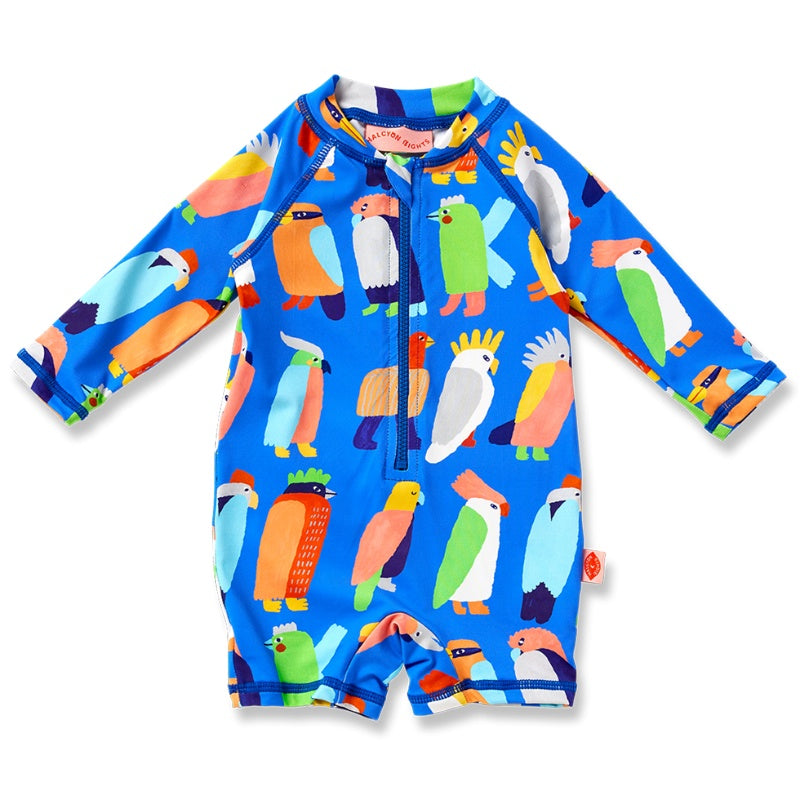 Halcyon Nights Long Sleeve Rash Suit - Flamin' Galahs